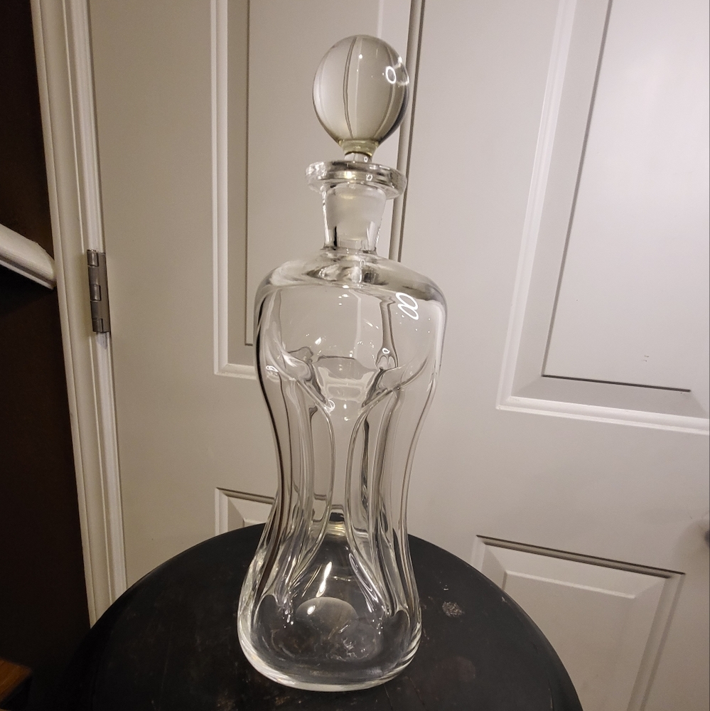 Vintage Holmegaard Klukflaske Kluk Kluk 13" Decanter